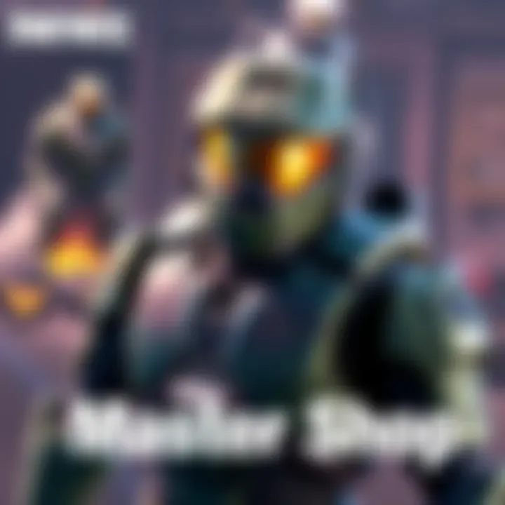 Master Chief character from Halo appears in Fortnite shop ready for players to gear up