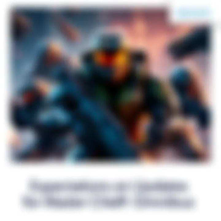 A dynamic scene showing Master Chief engaging in battle with Elites and Brutes, showcasing action and intense moments from the Halo series.