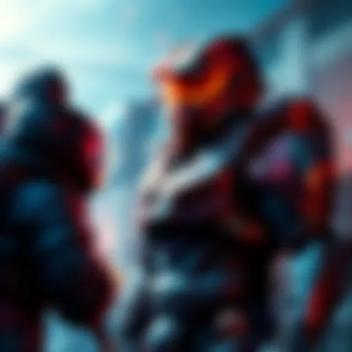 Master Chief stands confidently, prioritizing Cortana over military commands in a tense moment