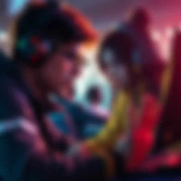 Mastering Ana: A Gamer's Journey A focused gamer strategizing their next move while playing Ana in an intense gaming session