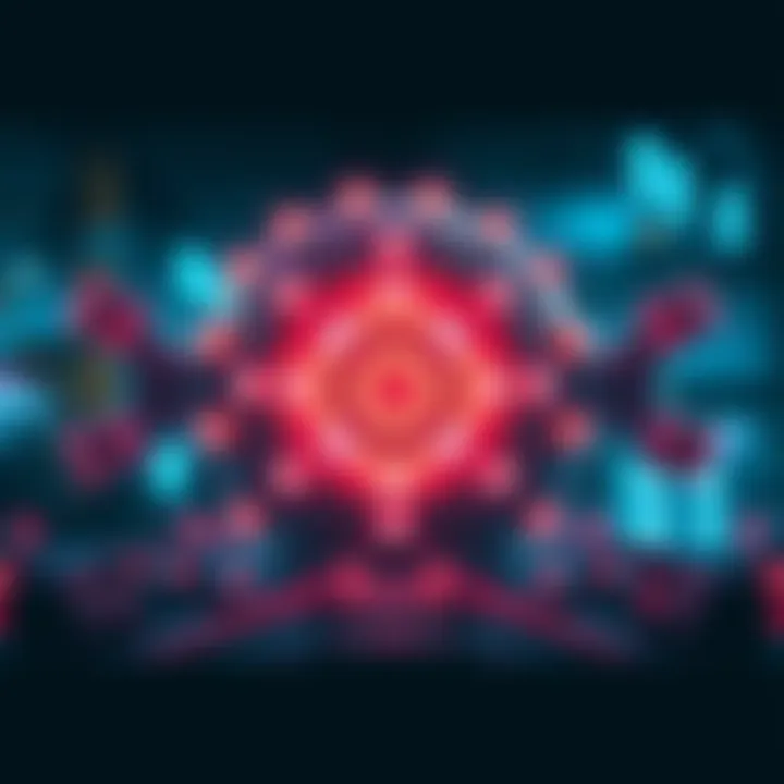 A digital illustration of a futuristic reactor design with glowing elements, symbolizing technology and community excitement.