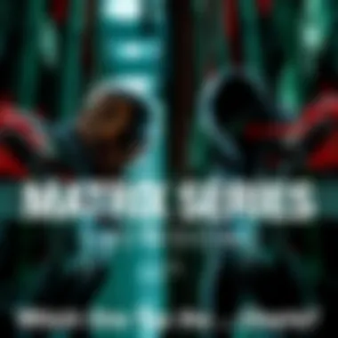 A graphic showing two distinct Matrix game series battling for supremacy, highlighting their unique gameplay and fan reactions.