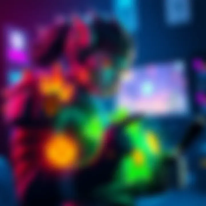 Mauga character highlighting minor perk choices in a competitive gaming setting