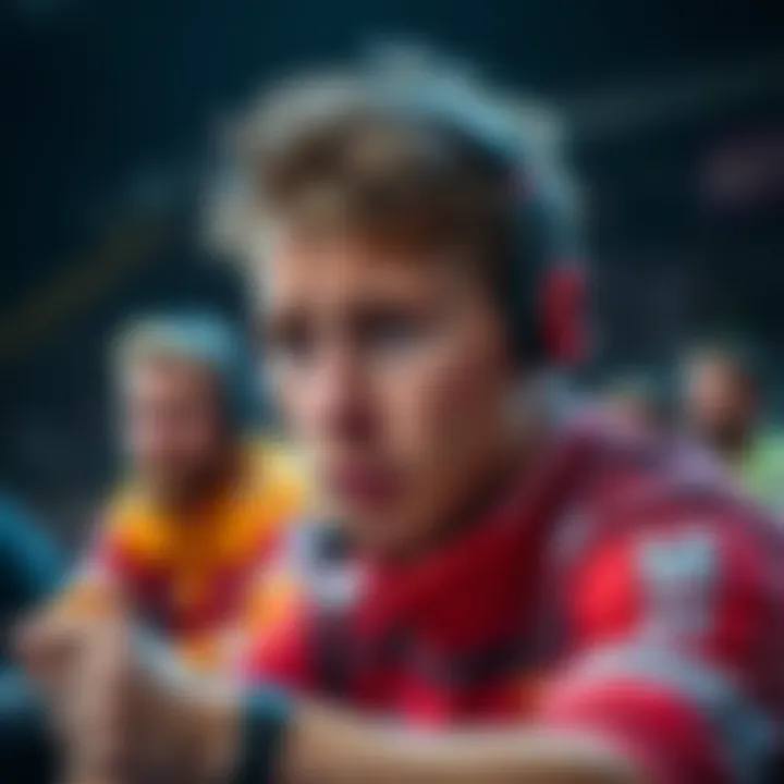 Mawkzy showing signs of disappointment after losing a game, emphasizing his recent struggles