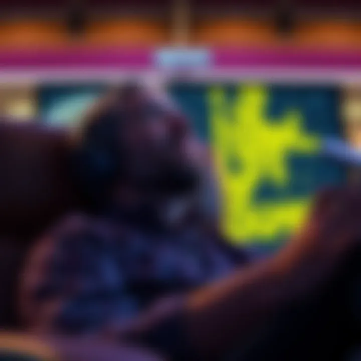 Max watching The Eternal Life of Goldman animation, visibly excited and engaged