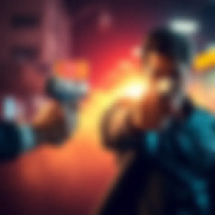 Max aggressively points a gun at Safi, creating a tense situation.