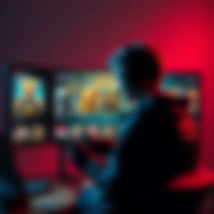 A gamer selecting top classes for max prestige in a game, showcasing various character classes on screen