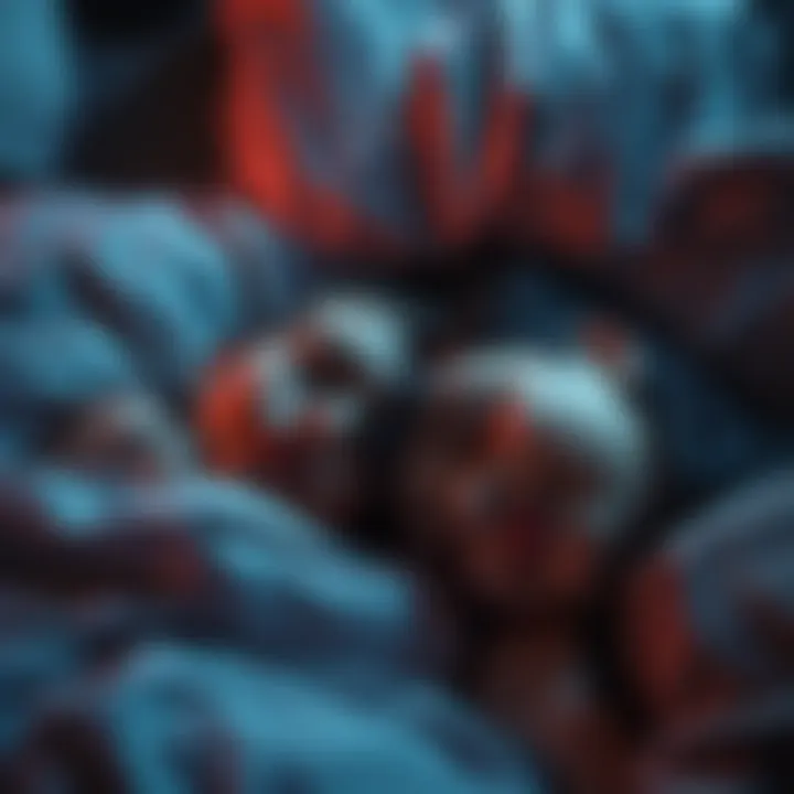 Max and Chloe peacefully sleeping side by side, showcasing their closeness and comfort with each other.