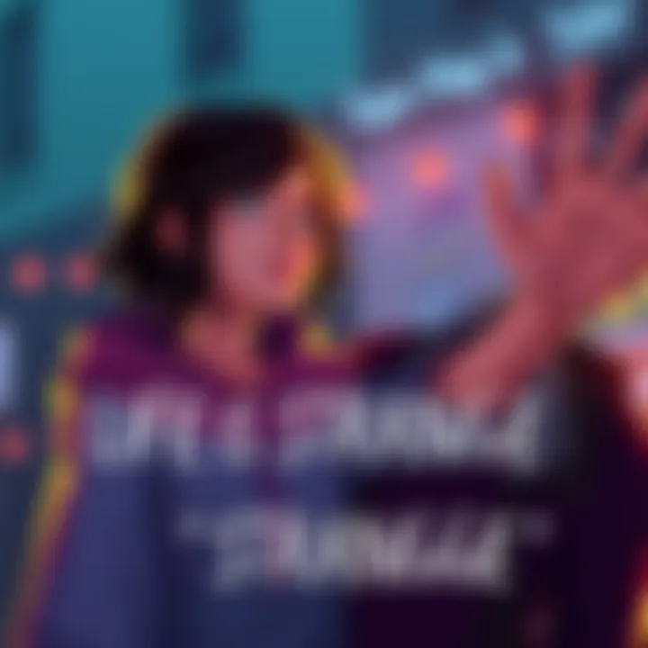 Max and Chloe from Life Is Strange: Reunion sharing a moment of friendship in a colorful scene.