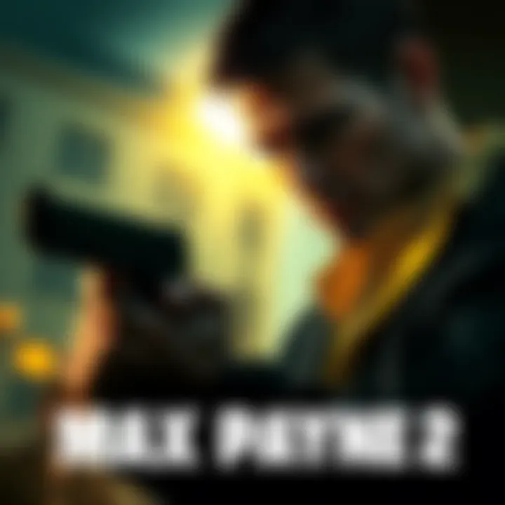 A dramatic scene highlighting the climax of Max Payne 2, featuring the main character in a tense moment as he faces challenges and reveals deeper truths about his journey.