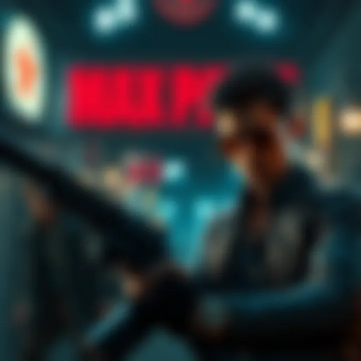 A nostalgic scene showing elements from Max Payne alongside Control references, illustrating gameplay moments that connect the two games.