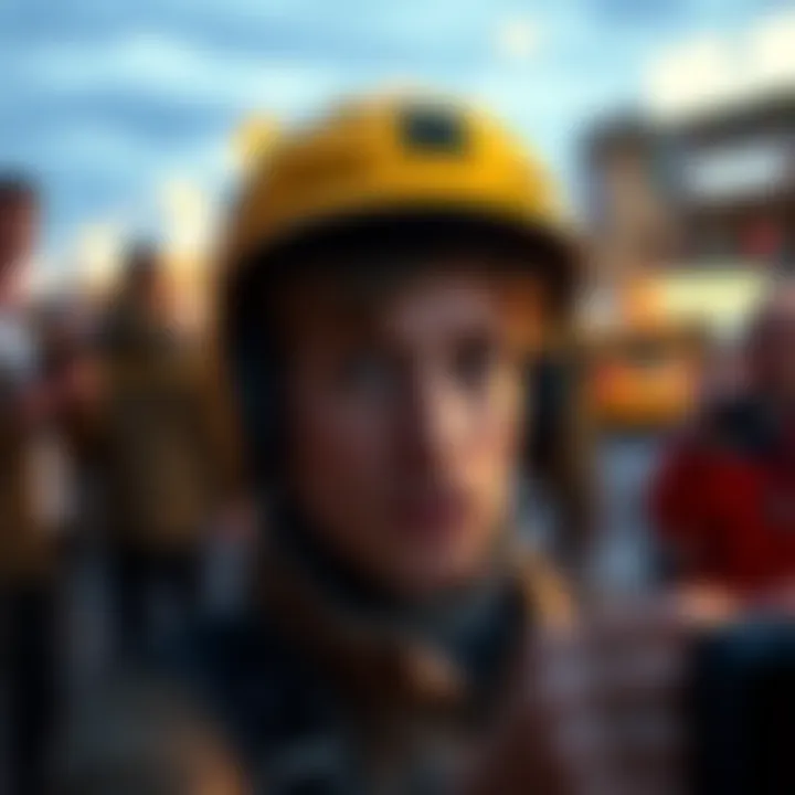 A photo taken by Max that was entered in the Everyday Hero contest, showing a moment that lacks excitement or impact