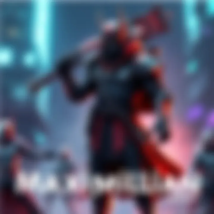 A visual concept of Maximillian as a playable character, showing his unique design and abilities in a game setting.
