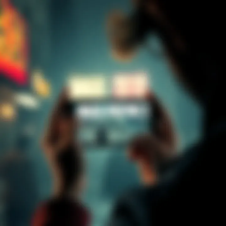 A person frustrated with a mobile device showing Max Payne 2 game screen