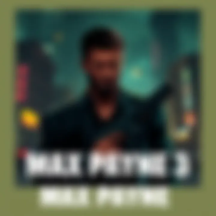 A dark, moody scene from Max Payne 3 featuring the main character holding a gun, reflecting on struggles and themes in the game.