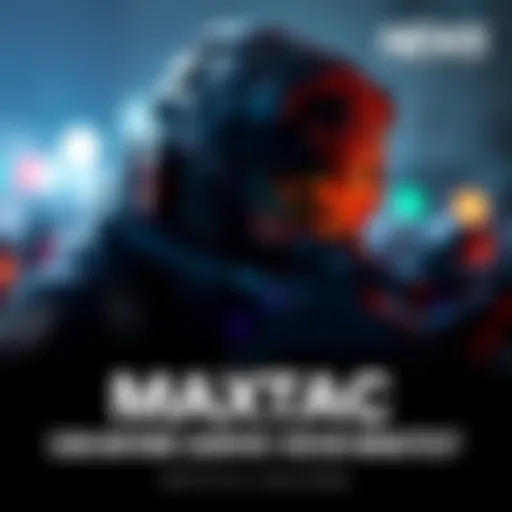 A player in tactical gear facing intense challenges during the MaxTac challenge, focused and determined.