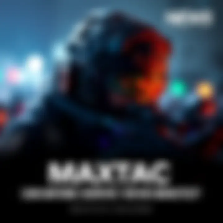 A player in tactical gear facing intense challenges during the MaxTac challenge, focused and determined.