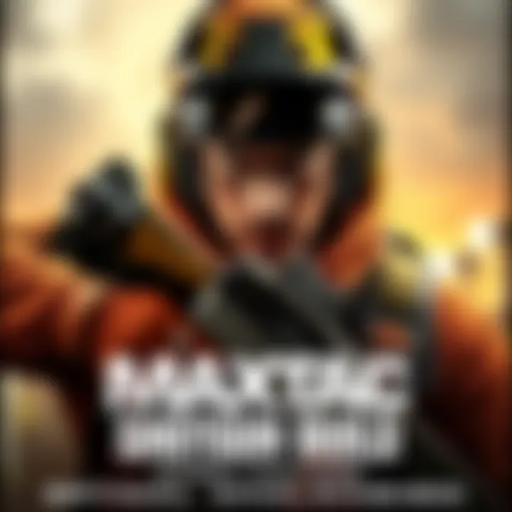 A character holding a shotgun in MaxTac, ready for a hard challenge, with a fierce expression and intense background