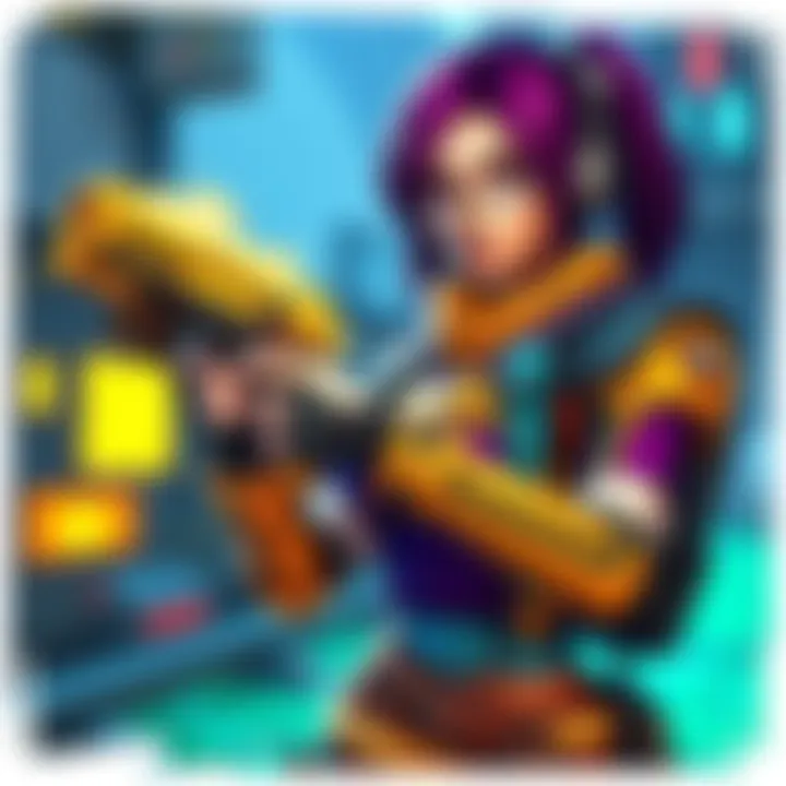 Maya character in Borderlands holding different quick-swap weapons like pistols and SMGs, enhancing her slag abilities in combat.