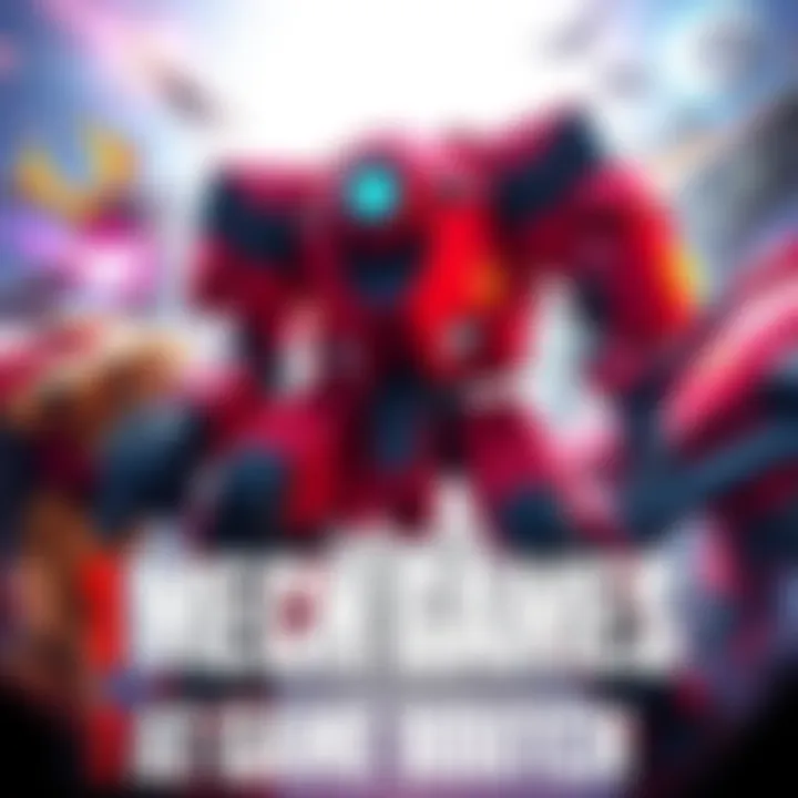 Mech games on Nintendo Switch A colorful collage of mech robots from popular Nintendo Switch games like Xenoblade, Armored Core, and MechWarrior, showcasing both single-player and co-op gameplay action.