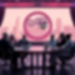 Journalists at a roundtable discussing video game leaks, with a Rockstar logo in the background.