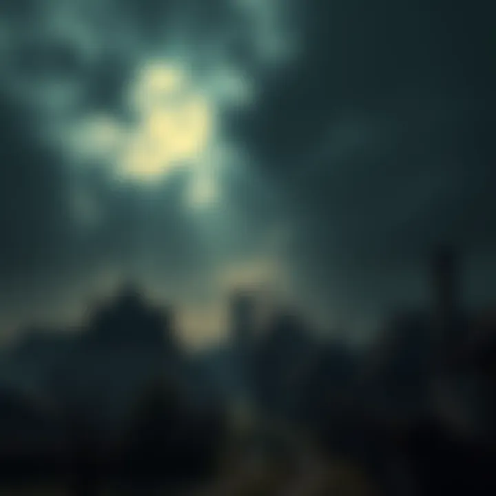 A medieval village under the shadow of despair, reflecting the themes of A Plague Tale.