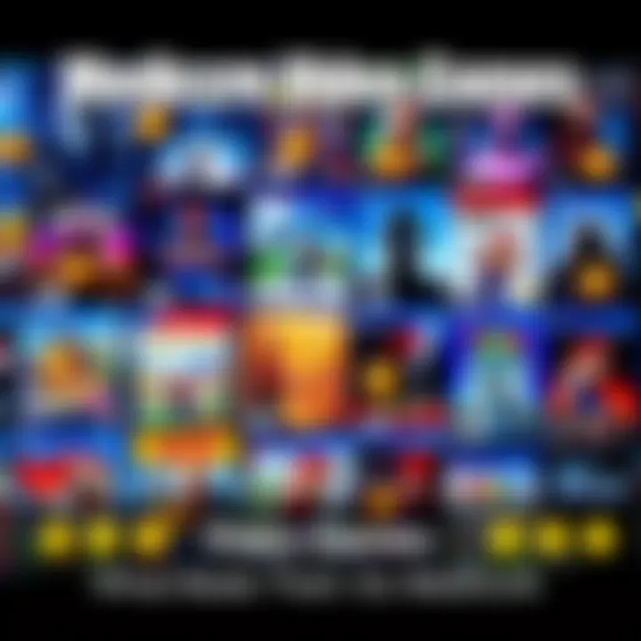 Mediocre Video Games A collection of video game covers showing various titles considered mediocre, with mixed reviews expressed through ratings stars and emojis.