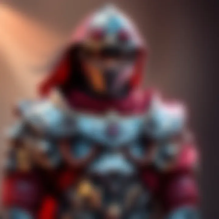 A character wearing a stylish medium-light armor set that provides 51 poise, showcasing a balance of protection and agility.