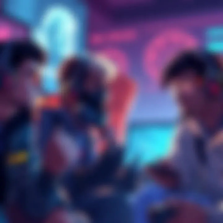 A group of gamers debating the timing for using medkits during a game, featuring a Mr. Freeze character in the background.