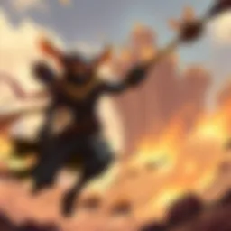 Image showing Meepo character using Aghanim's ability with multiple clones on the battlefield