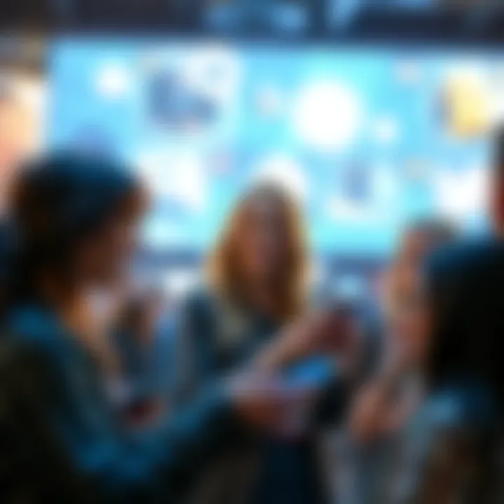 Meg Thomas interacts with her followers on social media, sharing insights and sparking discussions about current trends.