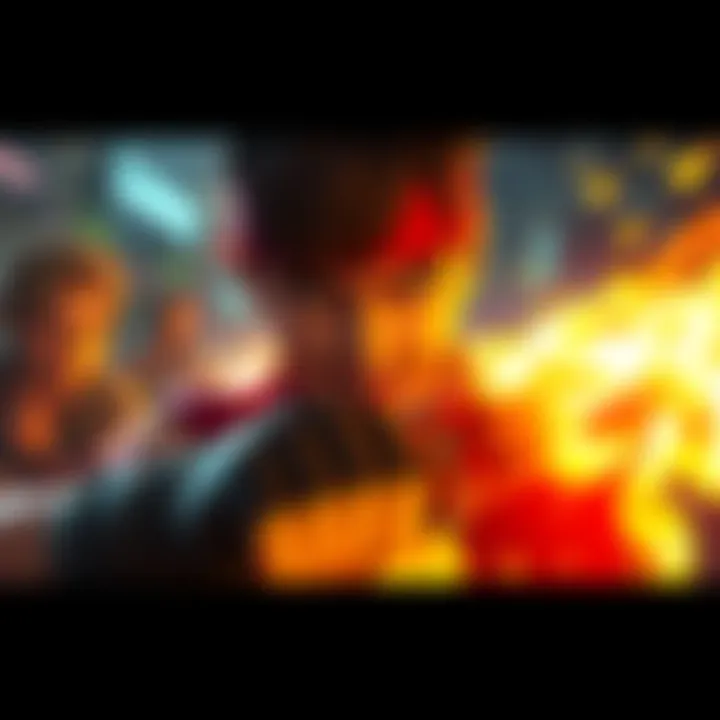 Capture of Mega64's FATAL FURY gameplay, showcasing action and humor