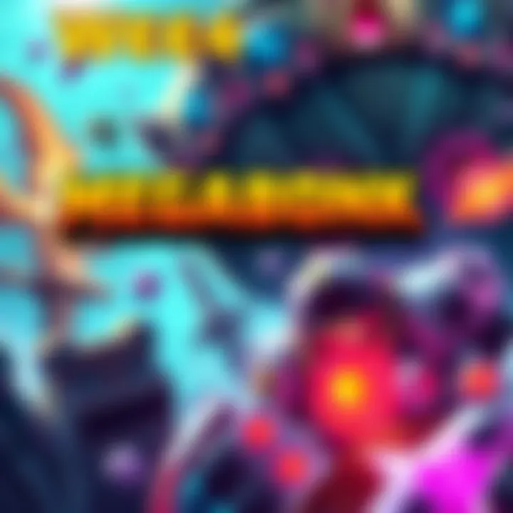 Cover art for Megabonk featuring vibrant graphics of game characters and elements