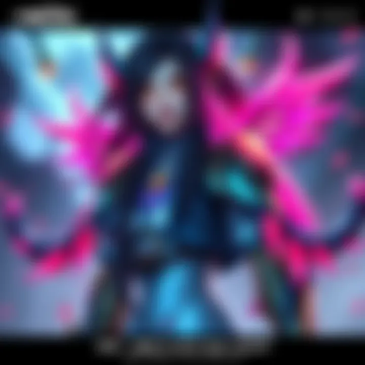 Mei in her new Mythic skin, showcasing a vibrant design with detail, standing confidently