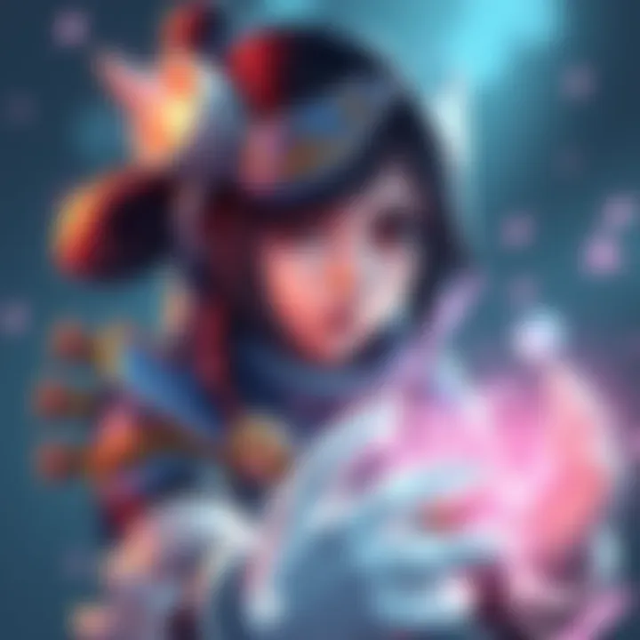 Mei, a character with icy abilities, appears frustrated as players experience delays in her movements and skills during a game.