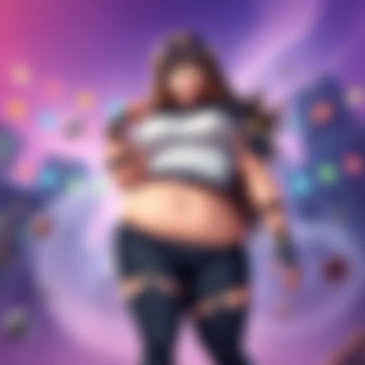 Mei stands confidently, showcasing her plus-size body. Fans are excited about her representation in the game.