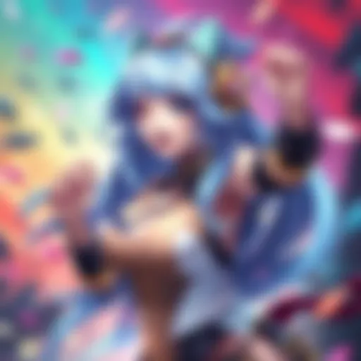 Colorful artwork of Mei Mythic with a vibrant background, showing her excited expression and signature style, reflecting the community's anticipation.