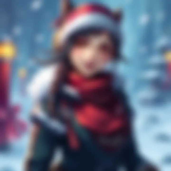 Mei wearing her updated mythic skin with notable winter clothing and redefined silhouette