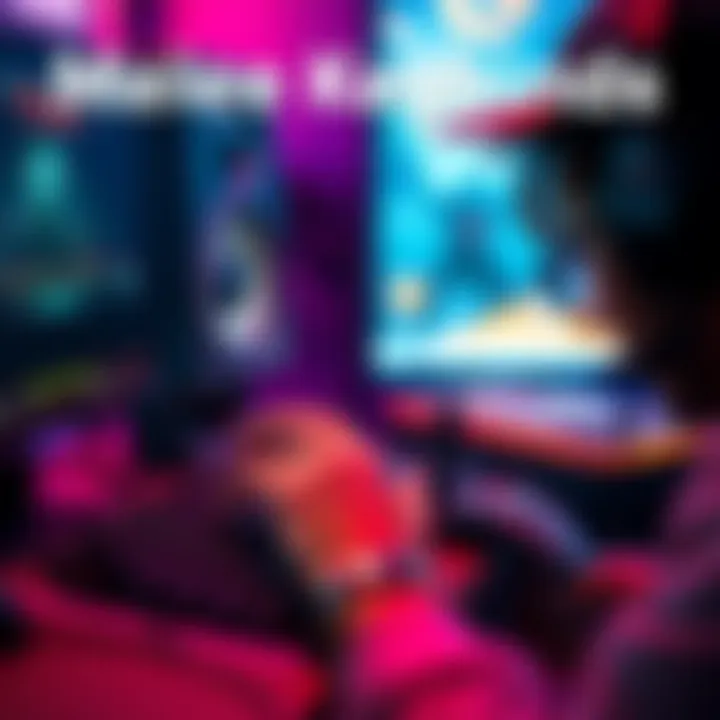 Melee Keybinds in Gaming A gamer adjusts their melee keybind settings on a keyboard while playing a video game