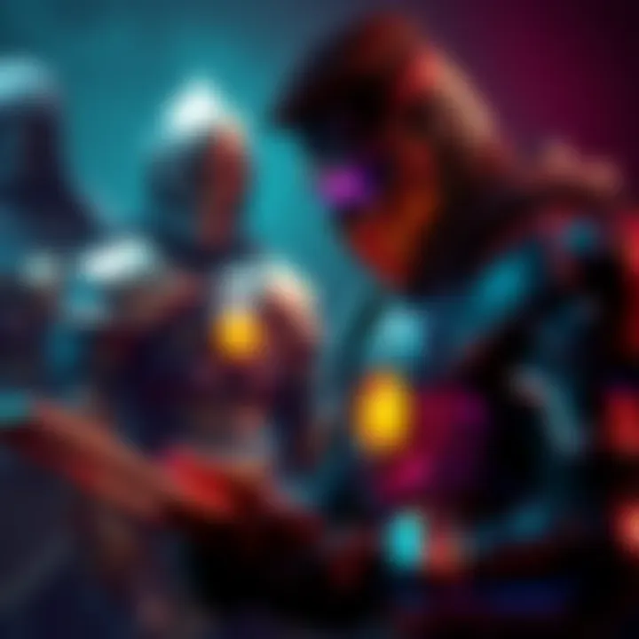 Melee Armor Selection A player analyzing different types of armor for melee combat, with options like brawler and paragon displayed.