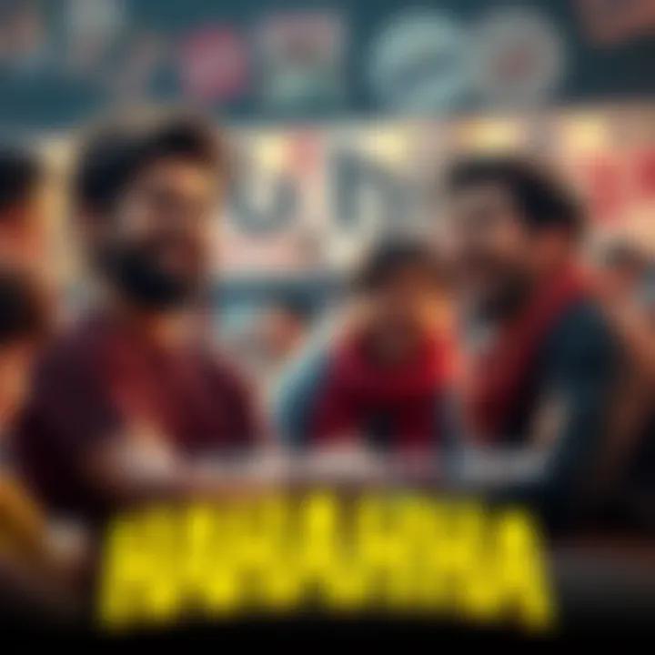 Memorable Scene from HAHAHHA A funny moment from HAHAHHA featuring characters laughing together