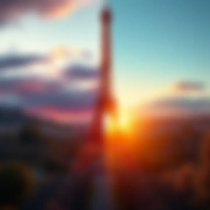 A split image showing scenic views of Mendoza's vineyards and Paris's Eiffel Tower, highlighting their unique environments.
