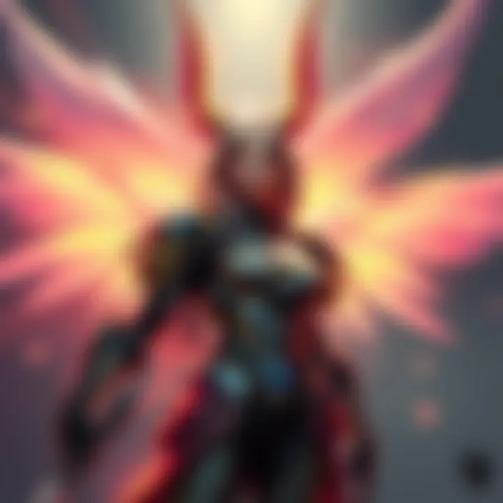 Art representation of Mercy with wings, reflecting community feelings after nerfs
