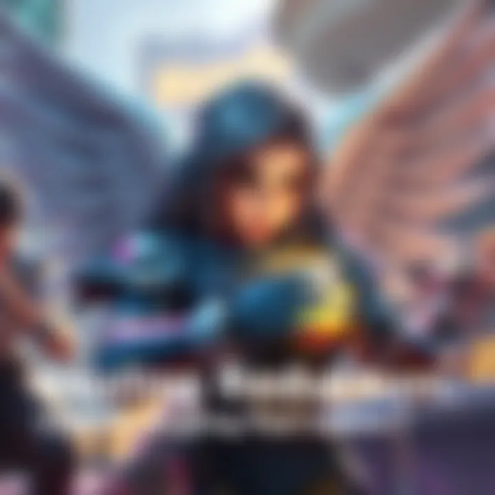 A character resembling Mercy heals teammates in a vibrant game environment, showing expressions of concern about reduced healing effects.