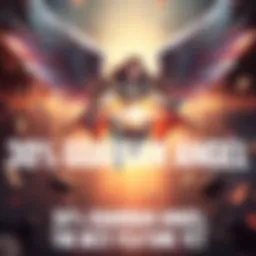 Mercy character flying to revive an ally with the Guardian Angel perk activated
