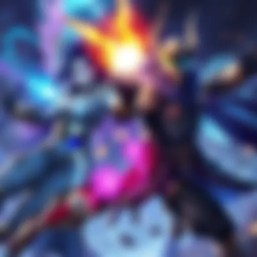 Mercy uses Flash Heals while Lifeweaver activates cleanse on his grip, showcasing their new abilities in a vibrant scene