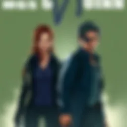 Meryl and Johnny standing together with determined looks, hinting at their complex relationship in MGS 6.