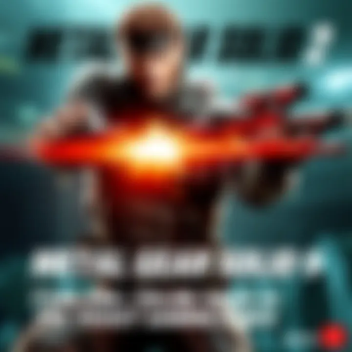 Cover art of Metal Gear Solid 2 featuring main character in action pose