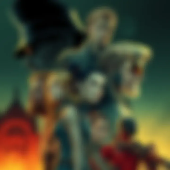Detailed illustration of key characters from Metal Gear Solid 2, highlighting Colonel, Rose, Raiden, Ocelot, and the Patriots.