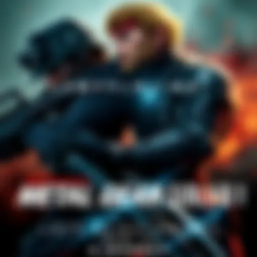 Cover art from Metal Gear Solid 1, 2, and 3 showcasing characters and themes from the series